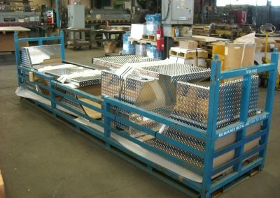 Packed Alum Tread Plate Complete Truck Deck in Reusable Skid