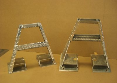 Under Deck Mounted Ladder for Equipment Access
